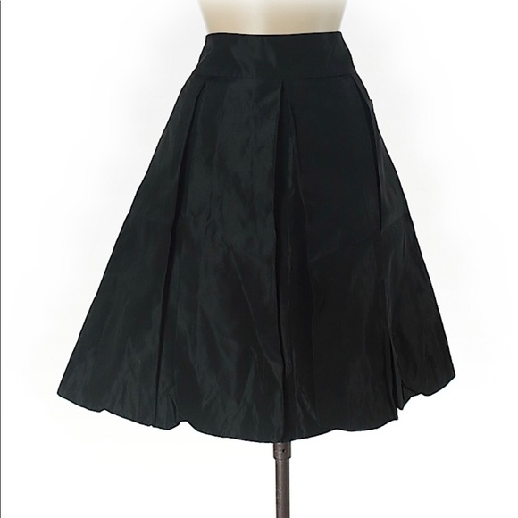 JS Collections Dresses & Skirts - Knee length pleated black skirt